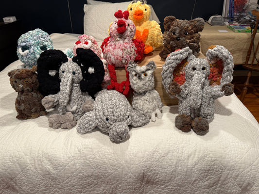Chunky Knit Plushies